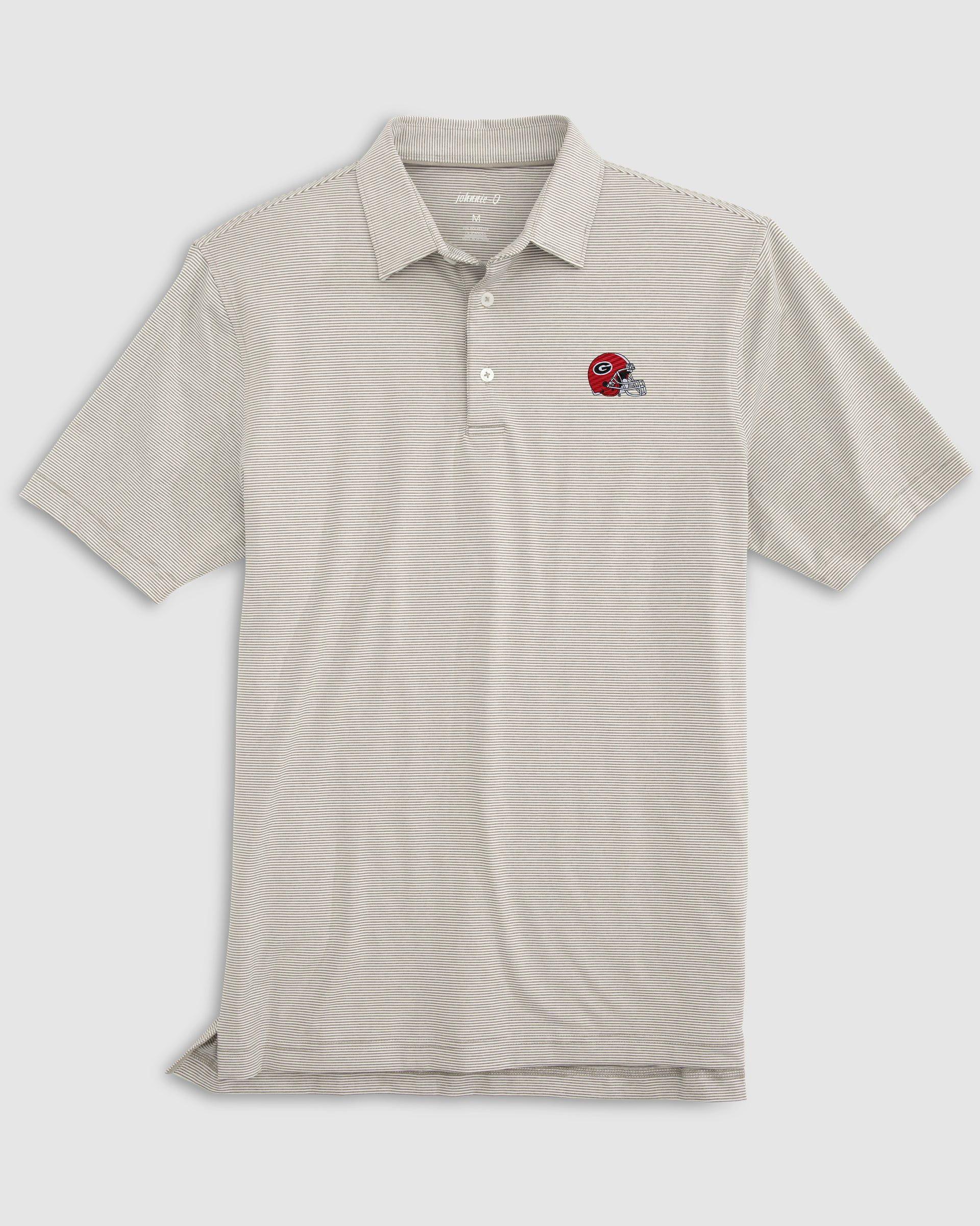 Georgia Southern Lyndonn Striped Jersey Performance Polo - Script Logo Product Image