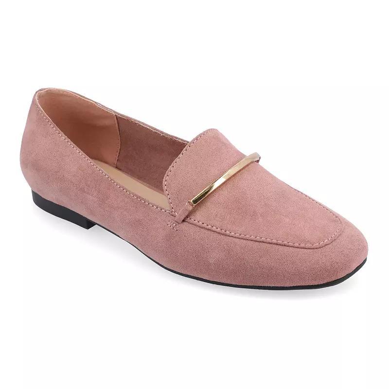 Journee Wrenn Tru Comfort Foam Womens Loafer Flats Pink Product Image