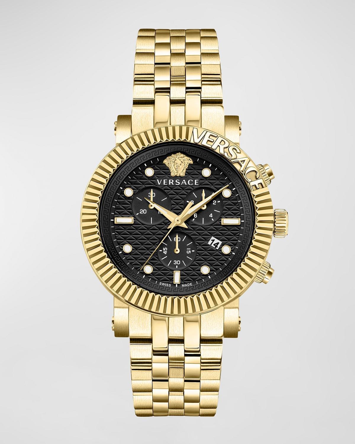 Mens V-Chrono Classic Two-Tone Bracelet Watch, 45mm Product Image