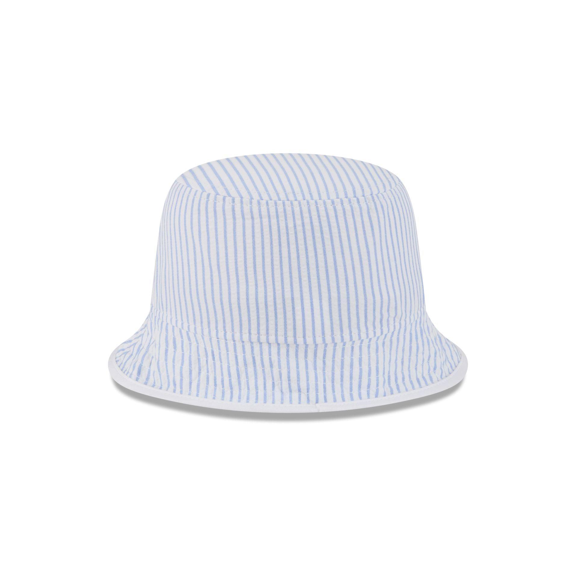 New Era Cap Sky Blue Pinstripe Bucket Hat Male Product Image