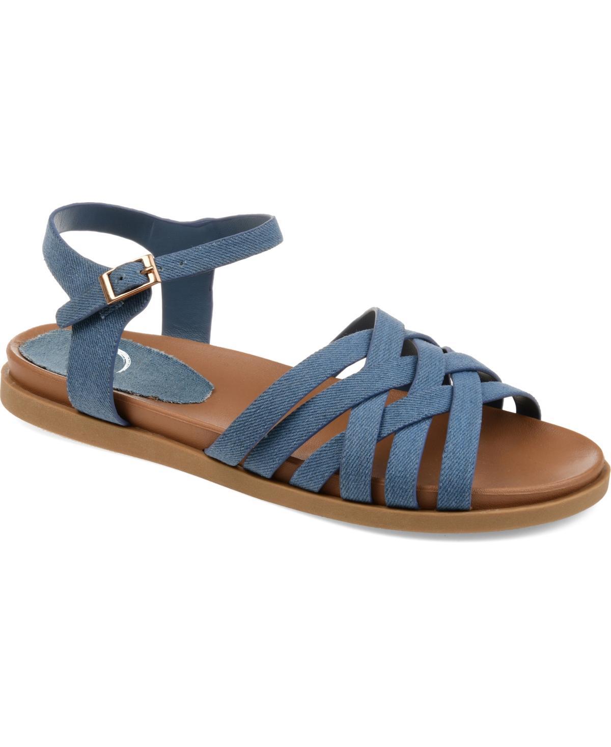 Journee Kimmie Women's Sandals, Size: 6.5, Brown Product Image