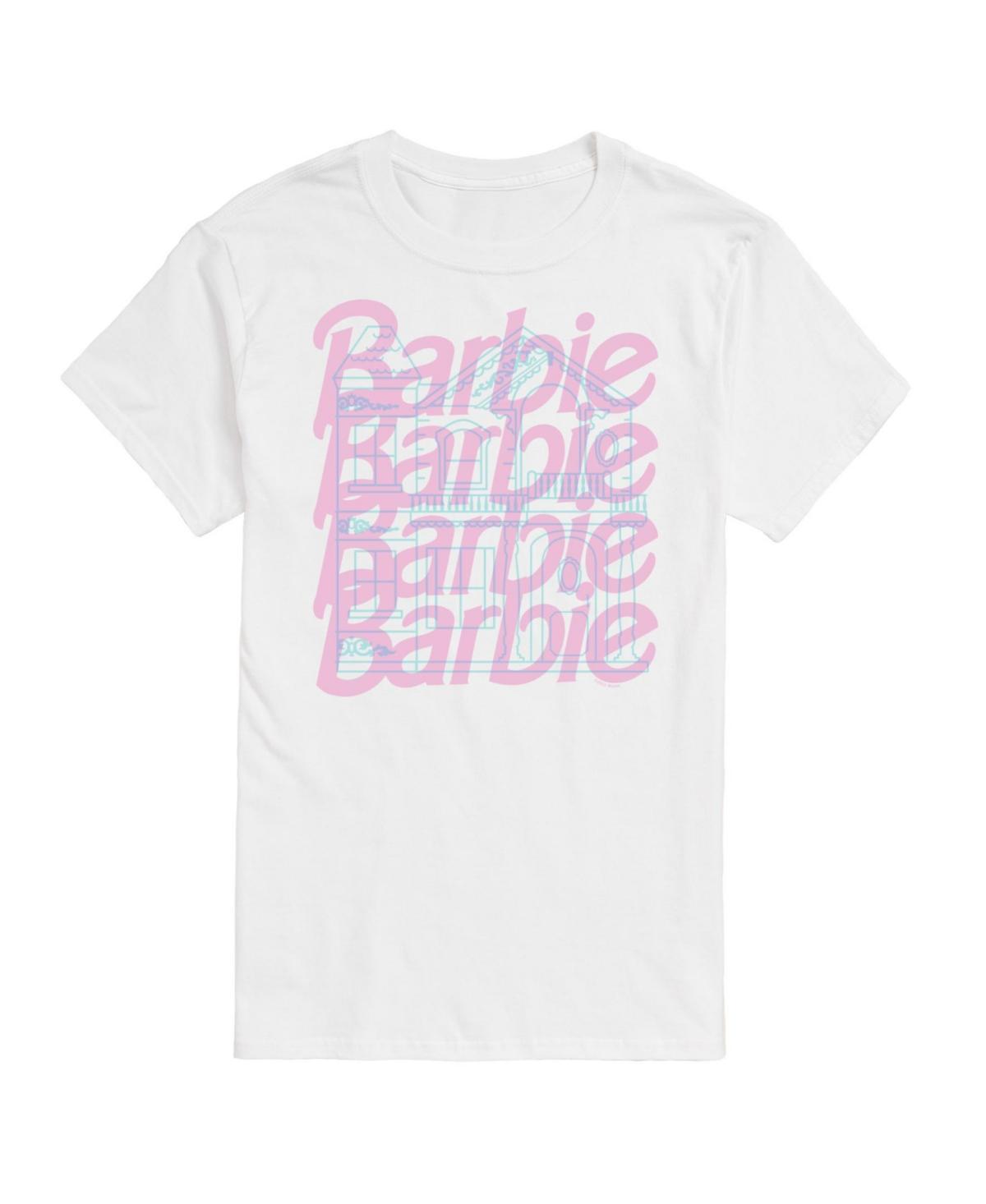 Big & Tall Barbie Logo House Stacked Graphic Tee, Mens Product Image