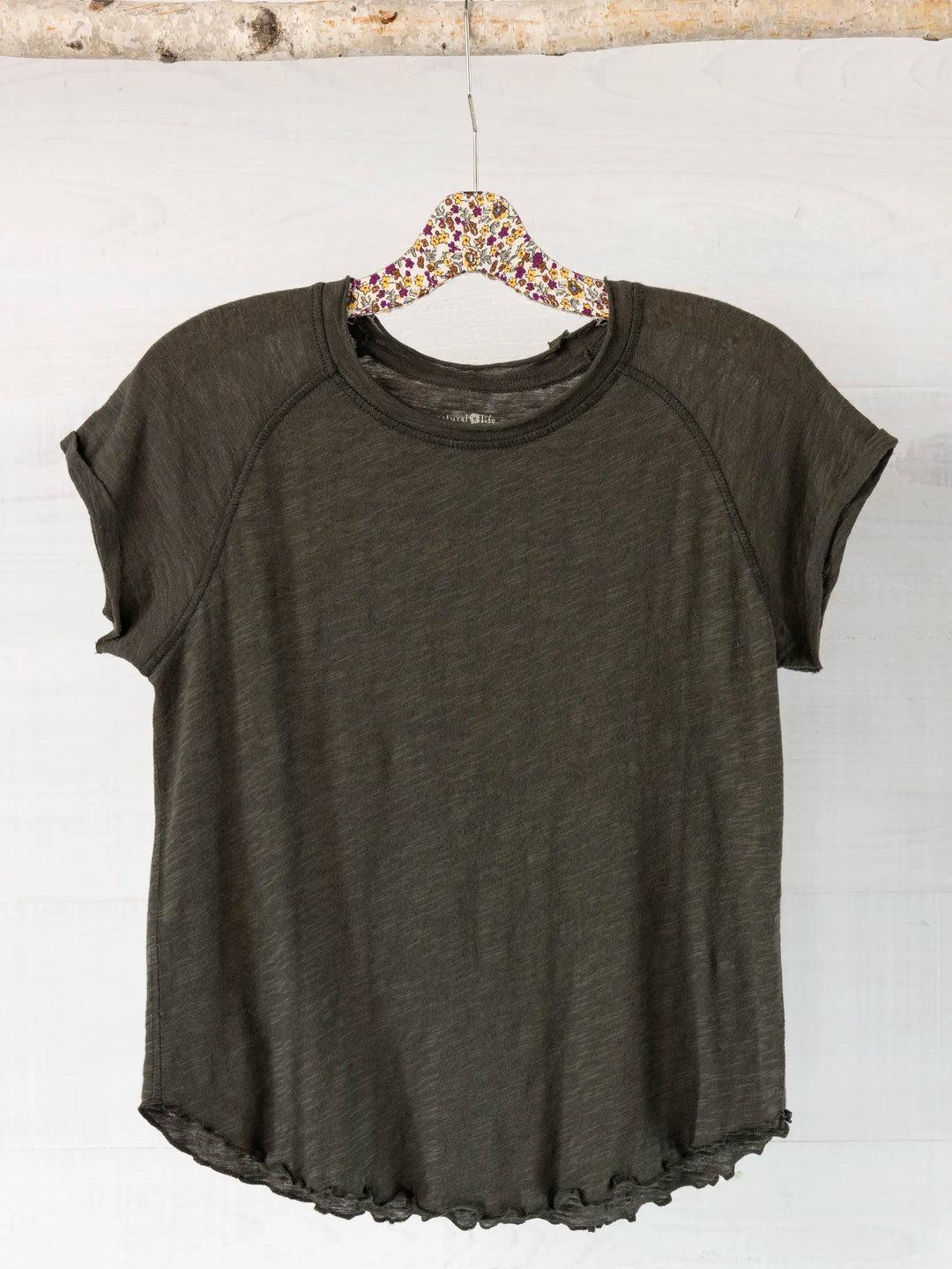 Lily Cotton Short Sleeve Tee Shirt Product Image