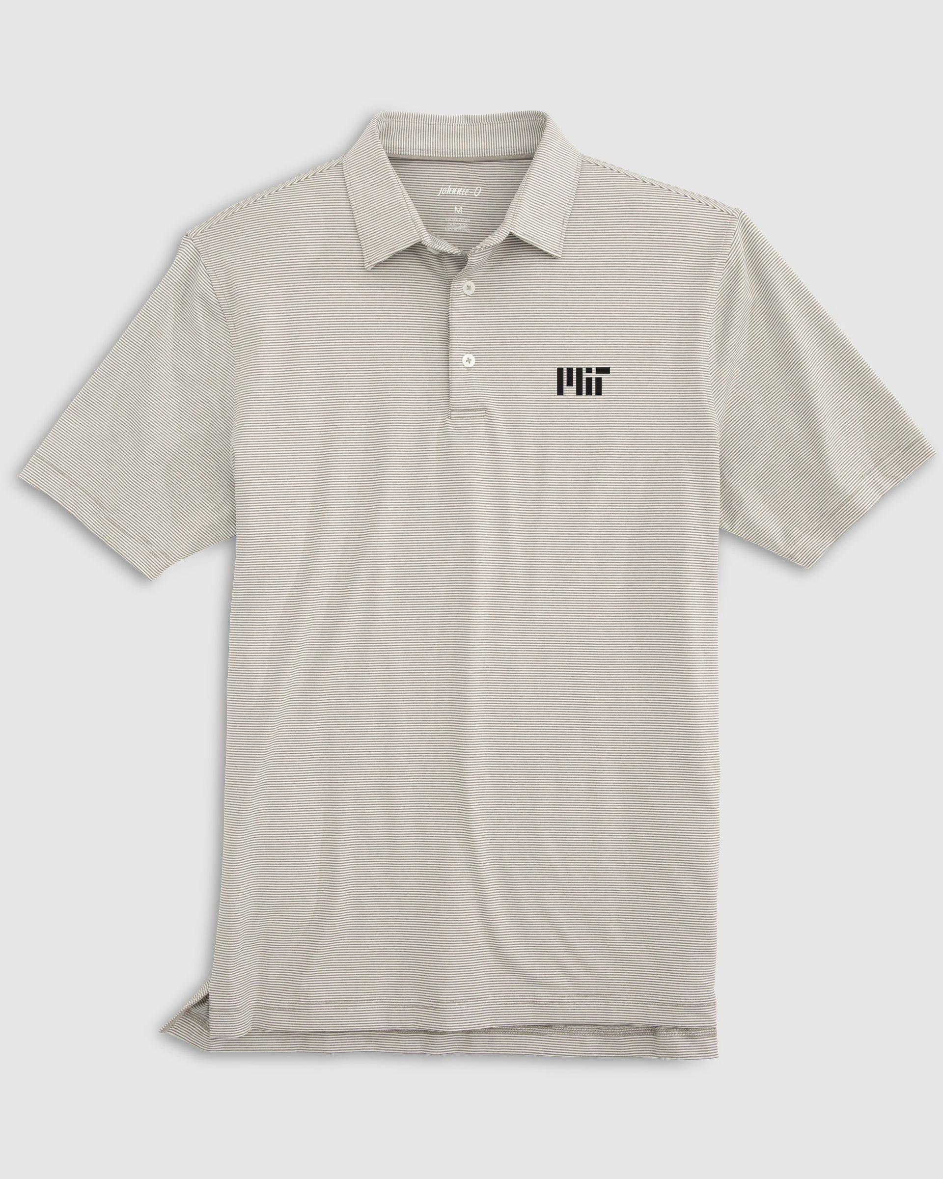 Notre Dame Lyndonn Striped Jersey Performance Polo Product Image