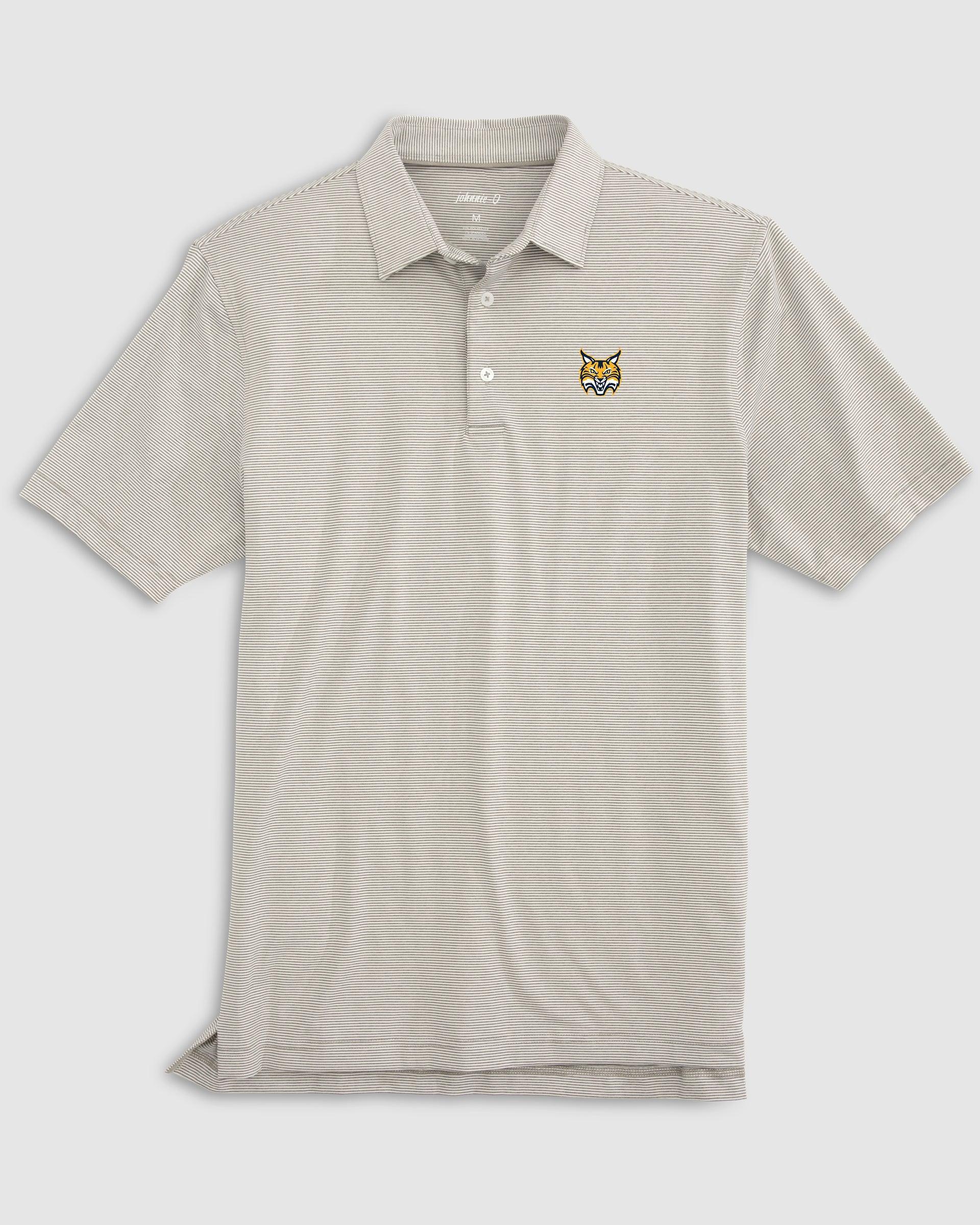 Uconn Lyndonn Striped Jersey Performance Polo - 2024 College Basketball Champions Logo Male Product Image