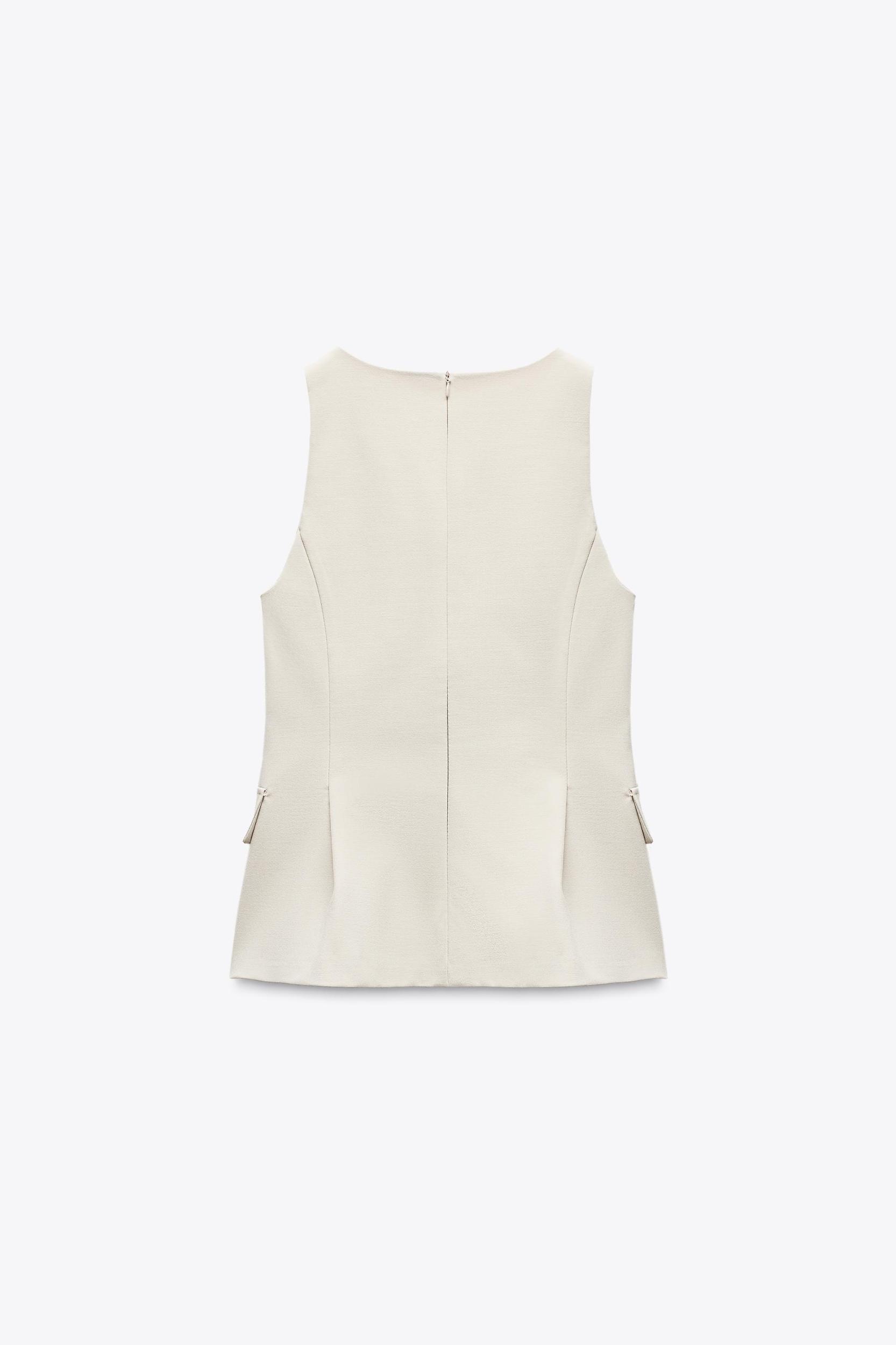 PEPLUM LAPELS TOP Product Image