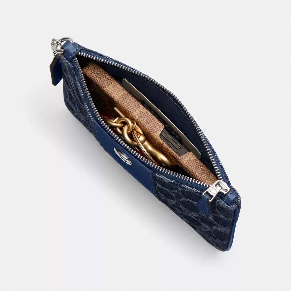 Essential Small Wristlet In Signature Denim Product Image