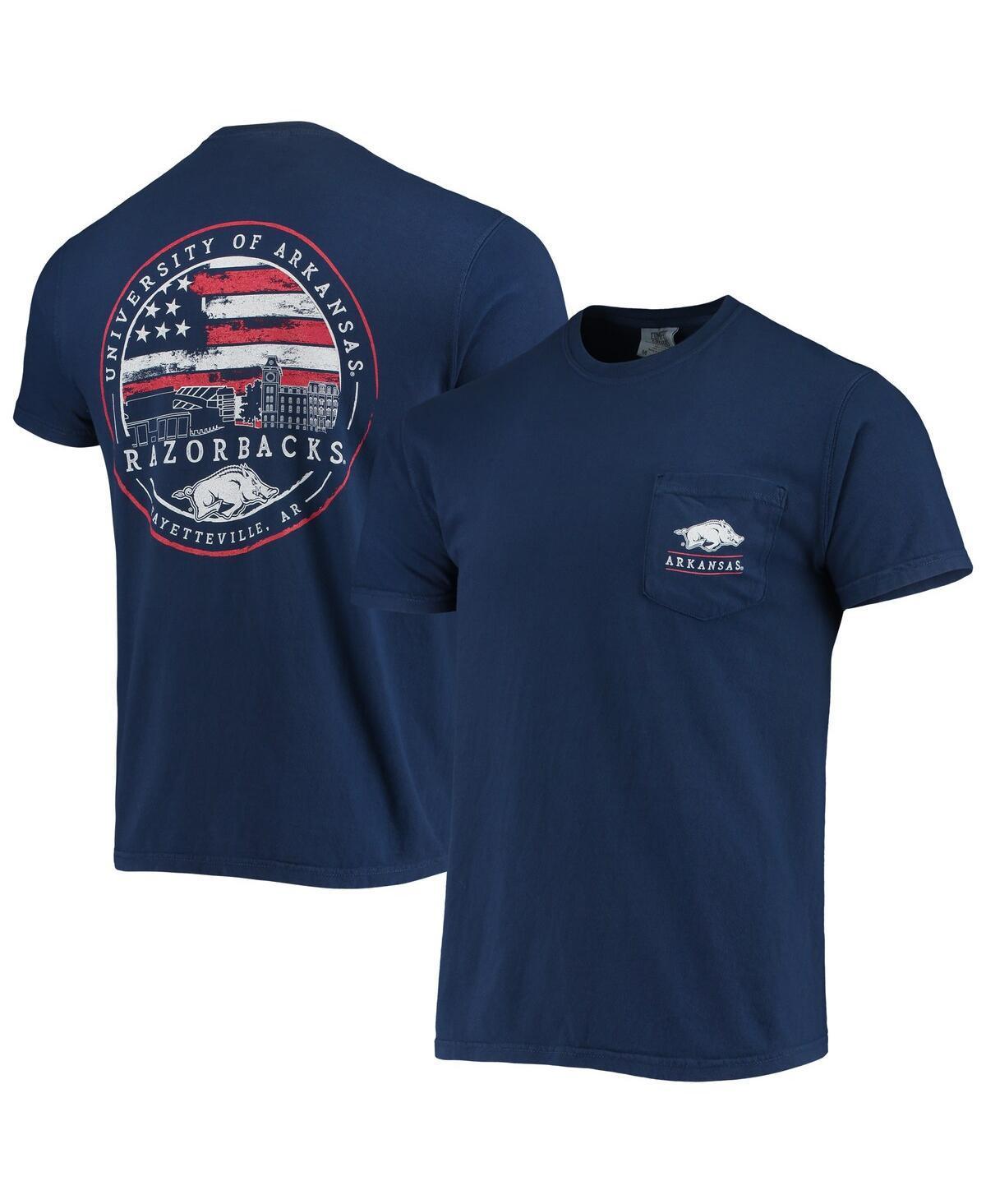 Men's Navy Arkansas Razorbacks Campus Americana T-Shirt, Size: Medium, Blue Product Image