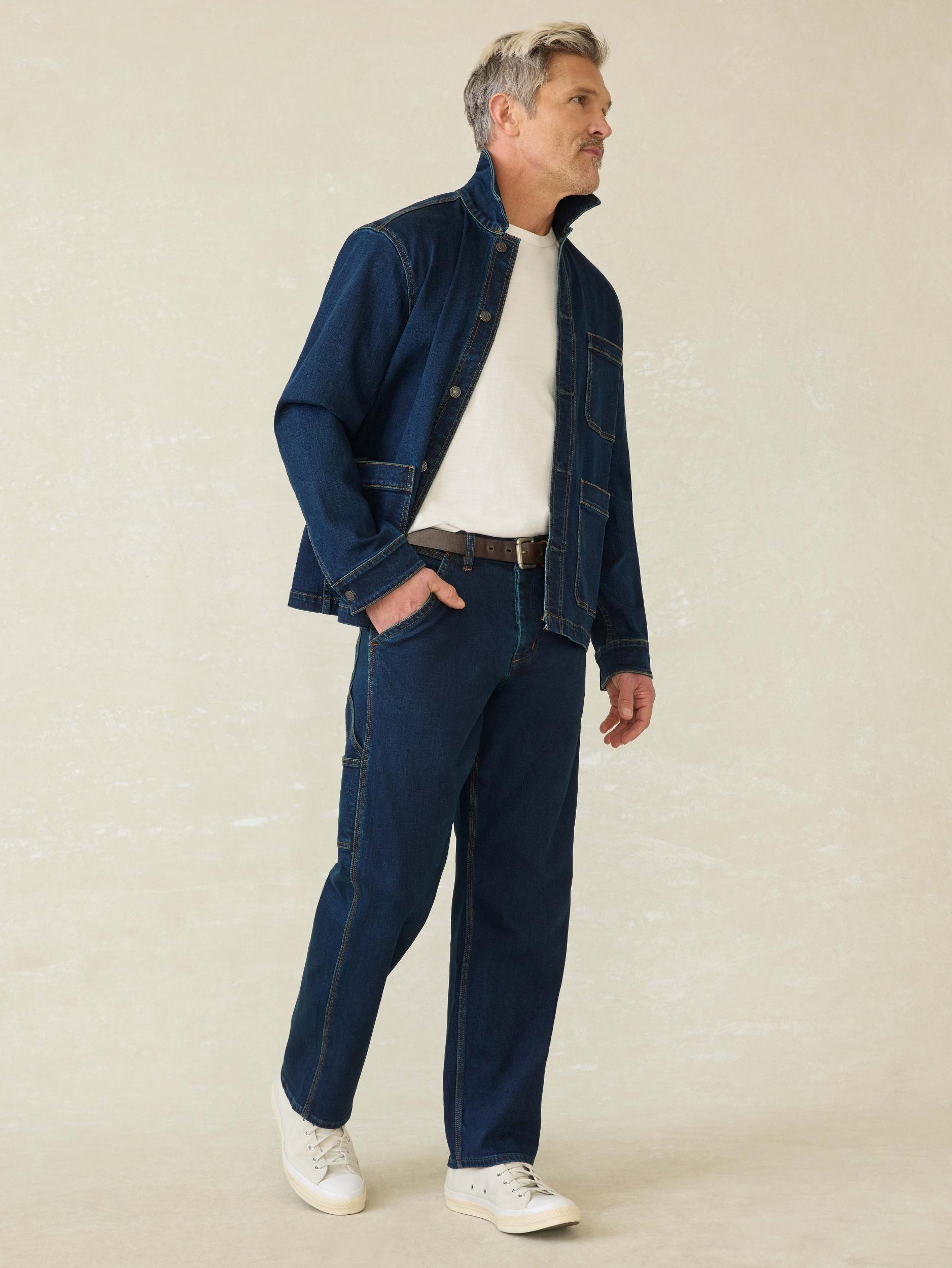 Denim Studio Jacket - Shoreblue Wash Male Product Image