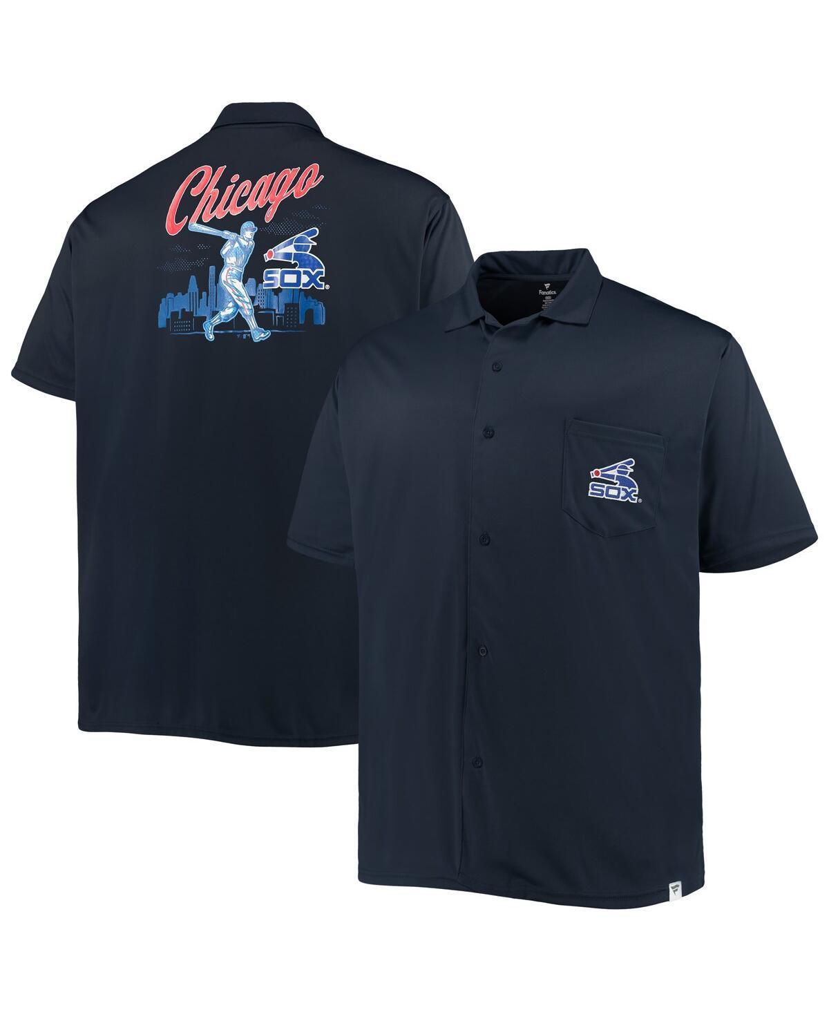 Men's Navy Chicago White Sox Big & Tall Button-Up Shirt, Size: 2XB, Blue Product Image