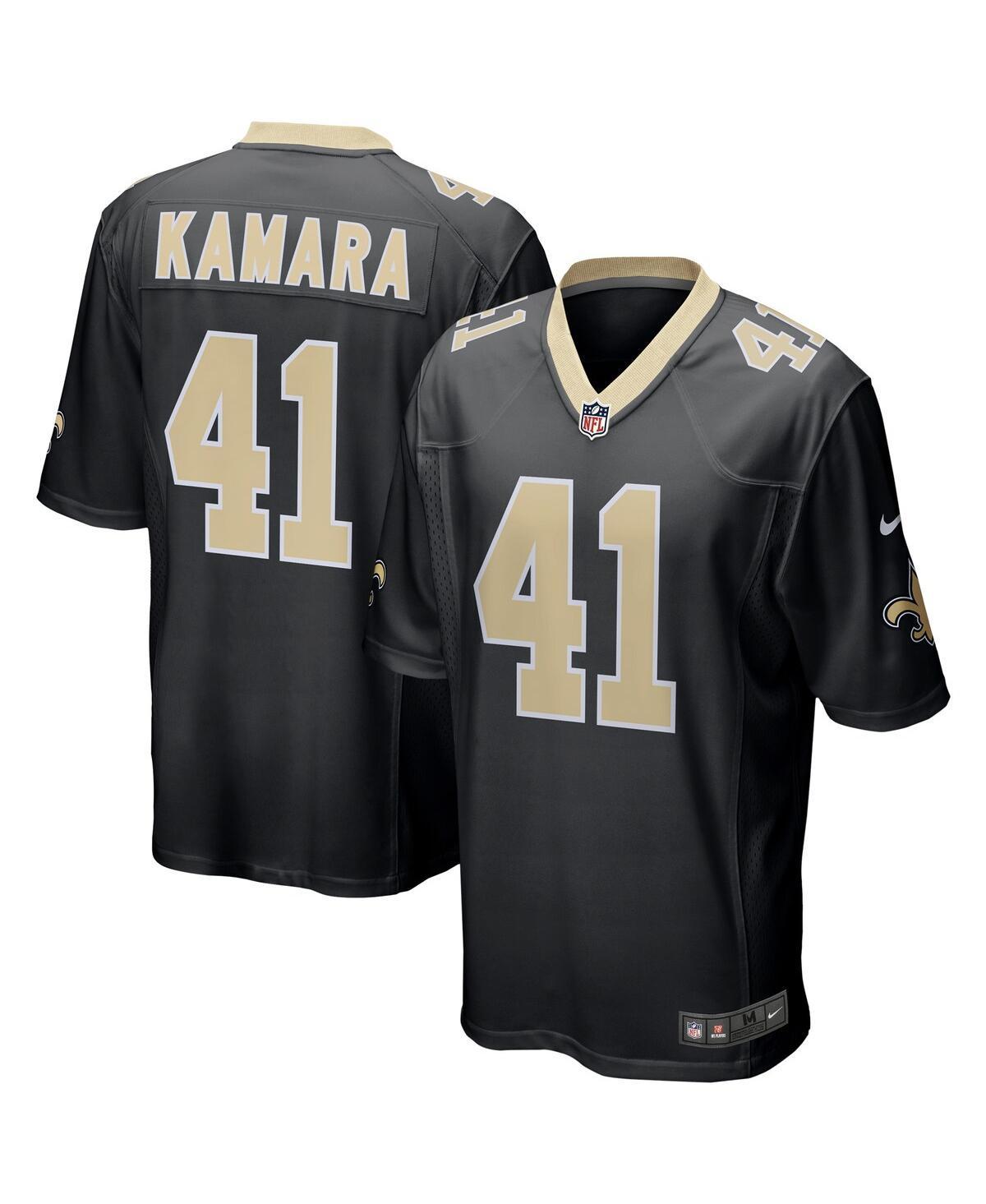 Men's Nike Alvin Kamara Black New Orleans Saints Game Jersey, Size: 3XL Product Image