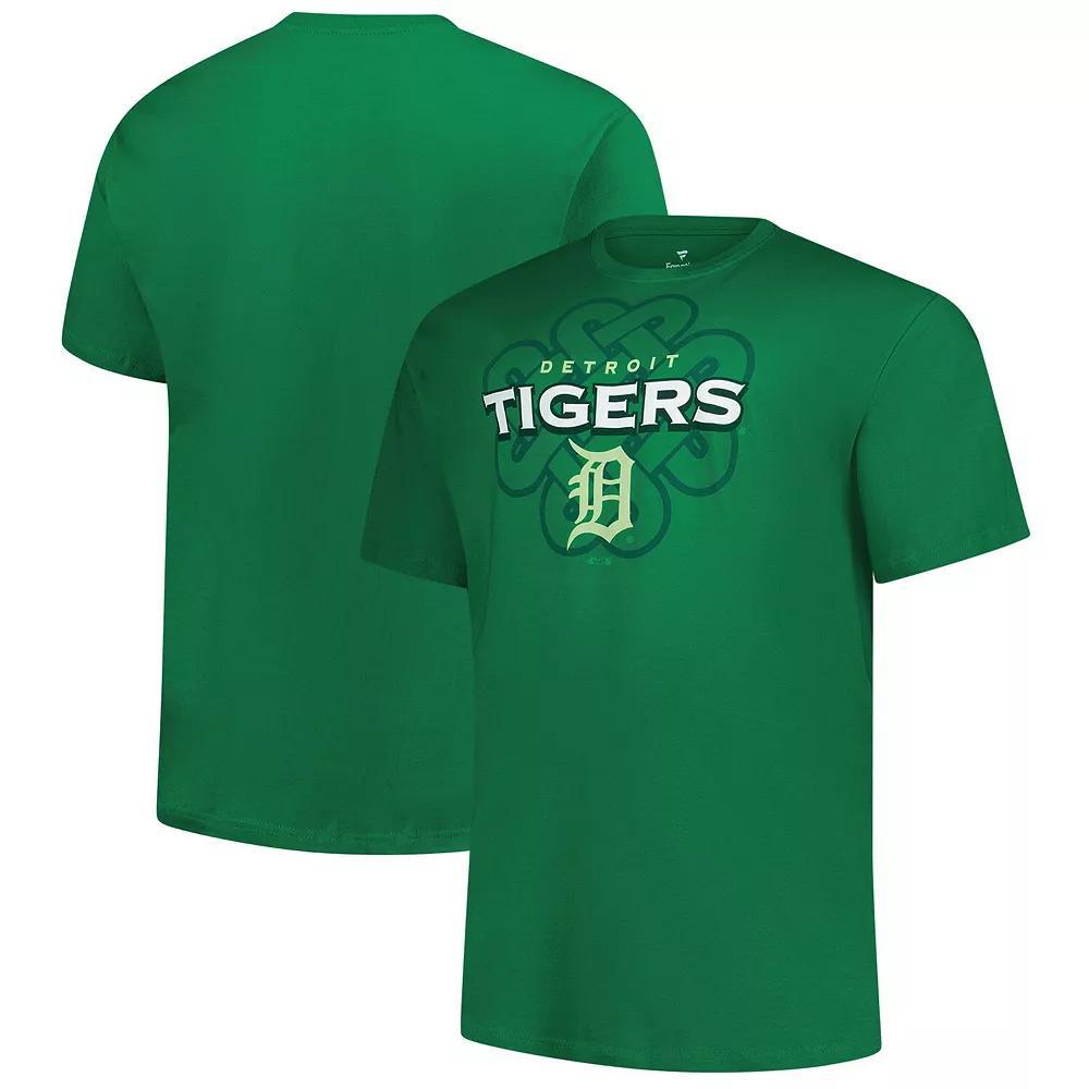 Men's Profile  Kelly Green Detroit Tigers Big & Tall Celtic T-Shirt, Size: 4XLT Product Image