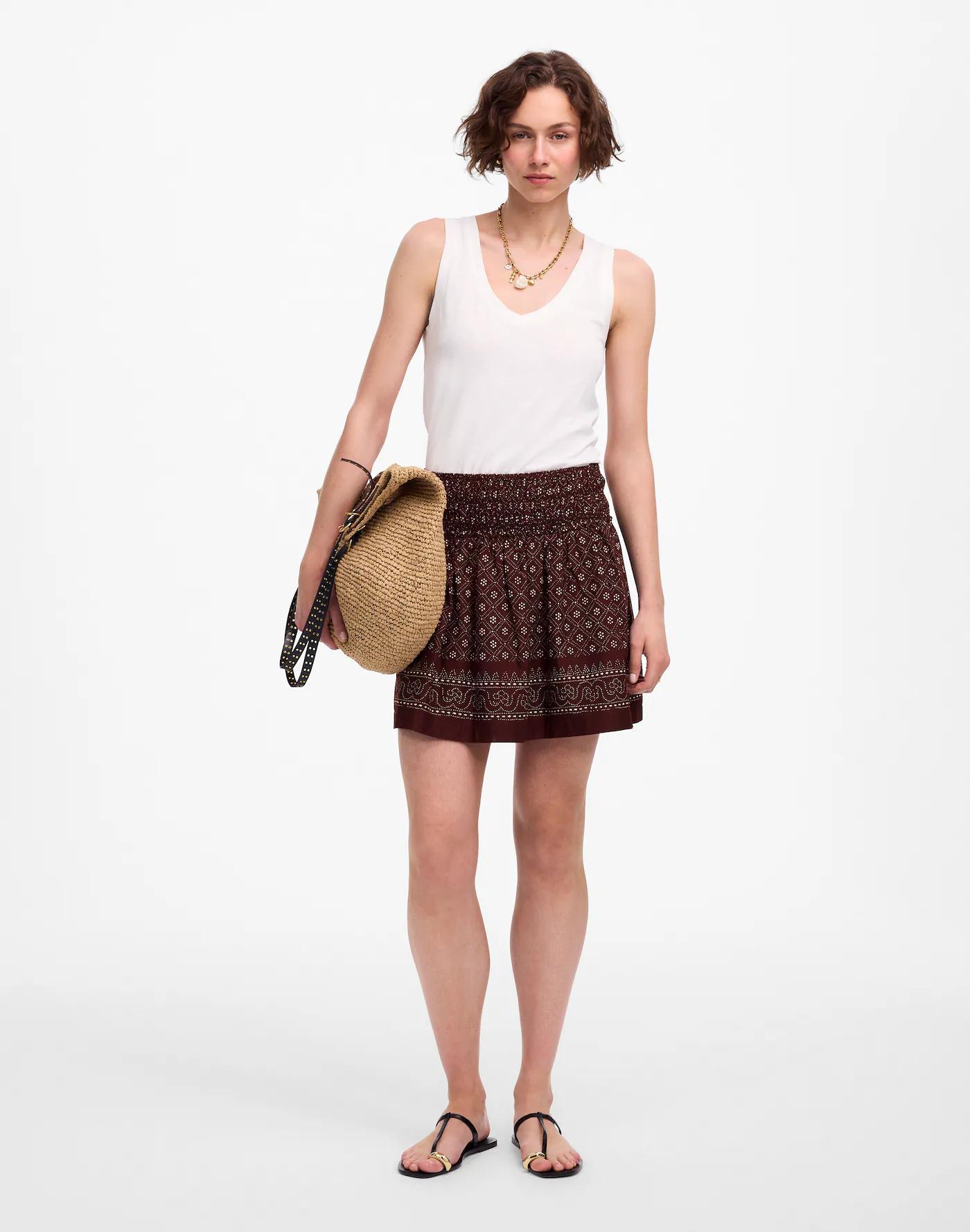 Ruffled Mini Skirt Product Image