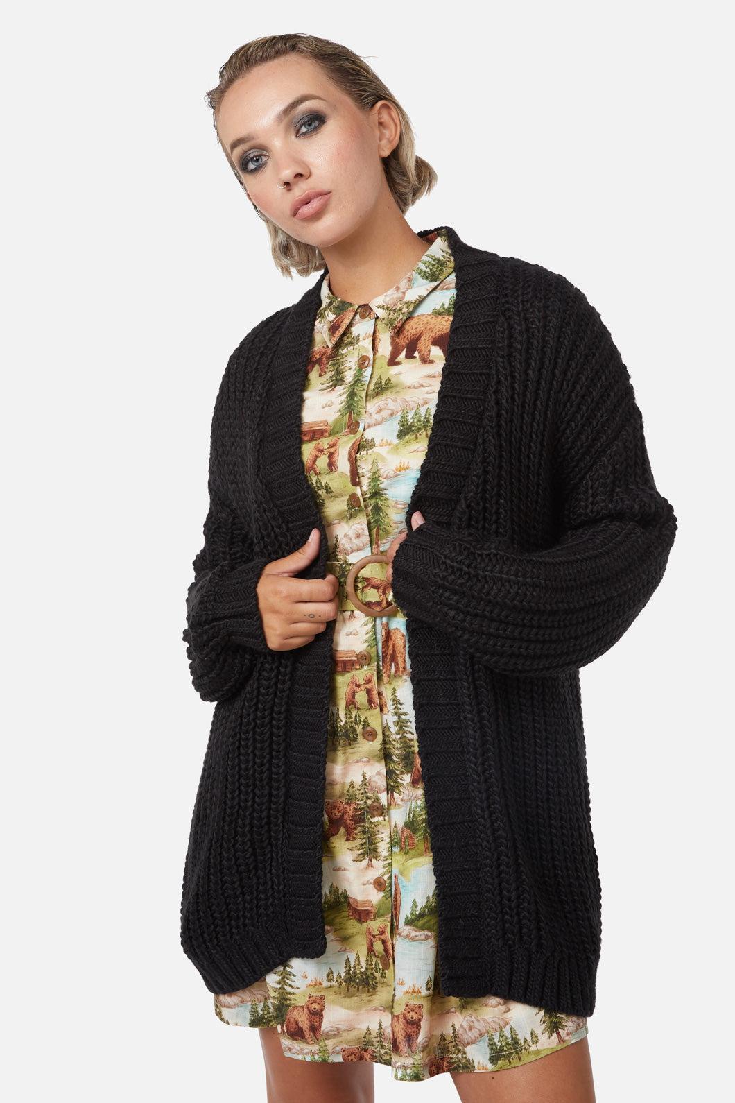 Field Work Chunky Knit Cardi Product Image