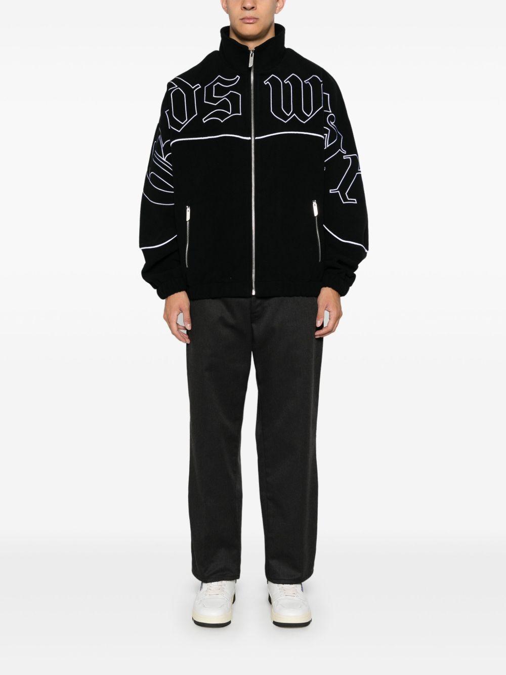 embroidered-logo jacket Product Image
