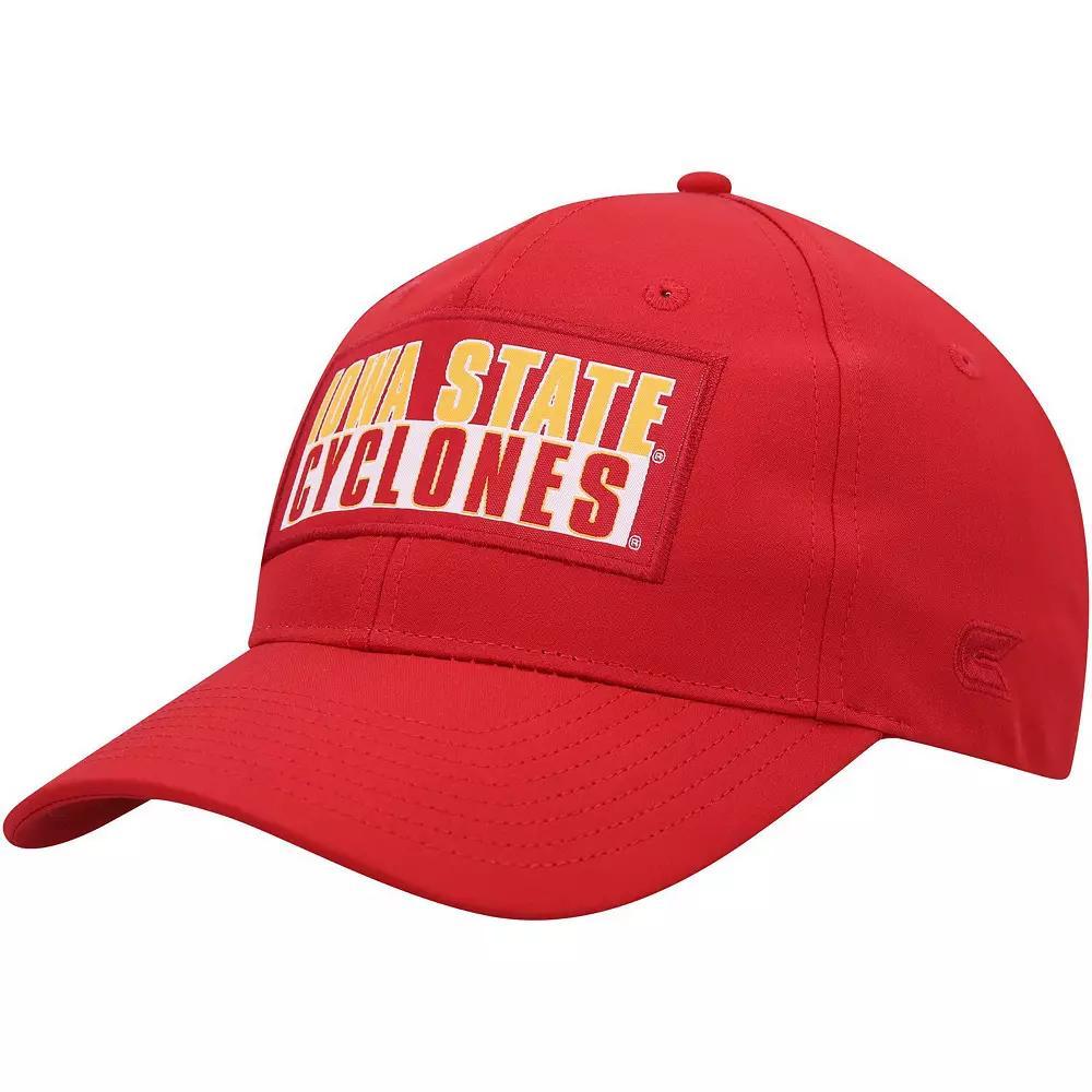 Men's Colosseum  Cardinal Iowa State Cyclones Positraction Snapback Hat, Red Product Image