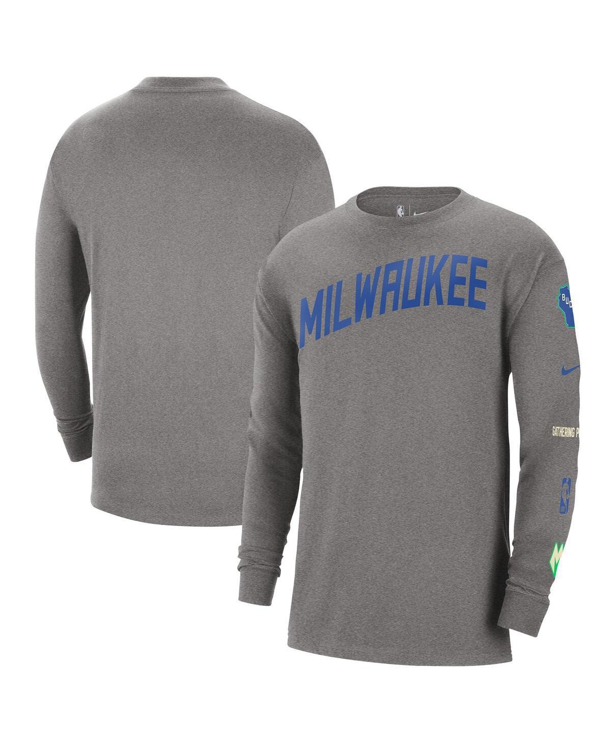 Milwaukee Bucks 2023/24 City Edition Nike Mens NBA Max90 Long-Sleeve T-Shirt Product Image