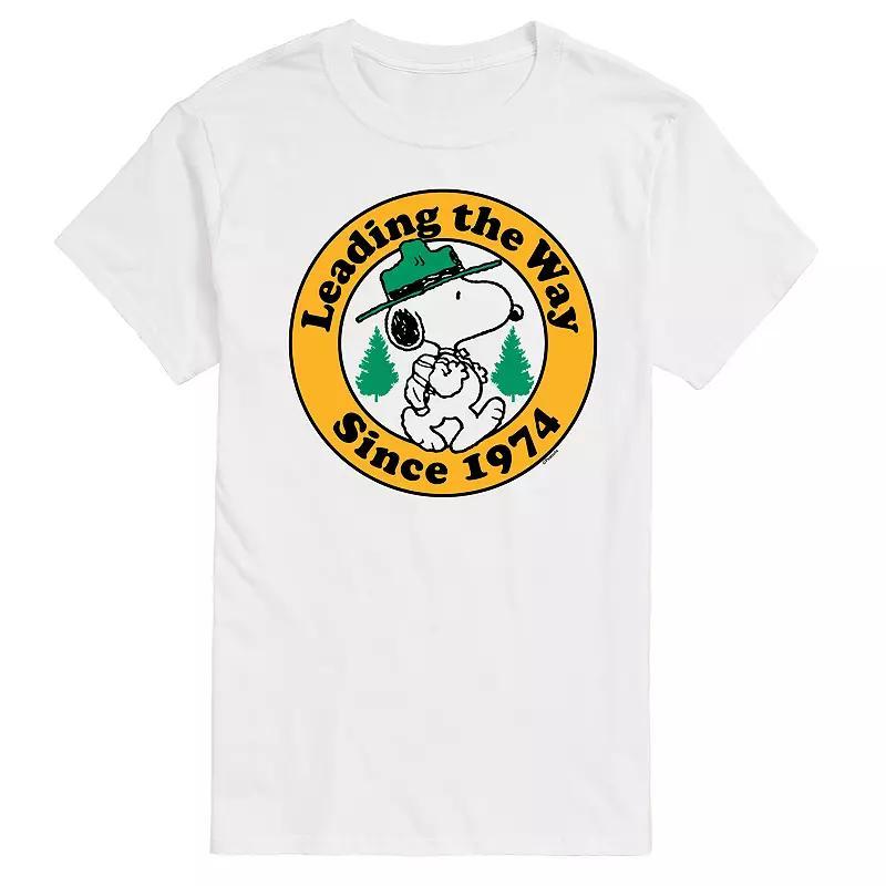 Big & Tall Peanuts Beagle Scouts Leading The Way Graphic Tee, Mens Product Image