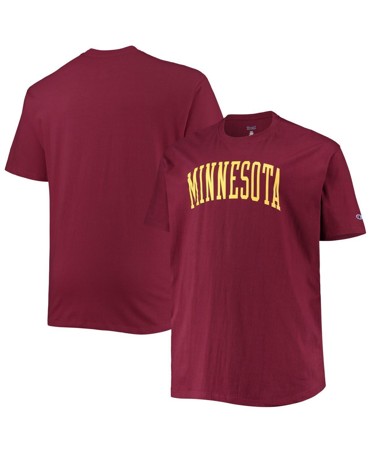 Men's Champion Maroon Minnesota Golden Gophers Big & Tall Arch Team Logo T-Shirt, Size: 4XB, Red Product Image