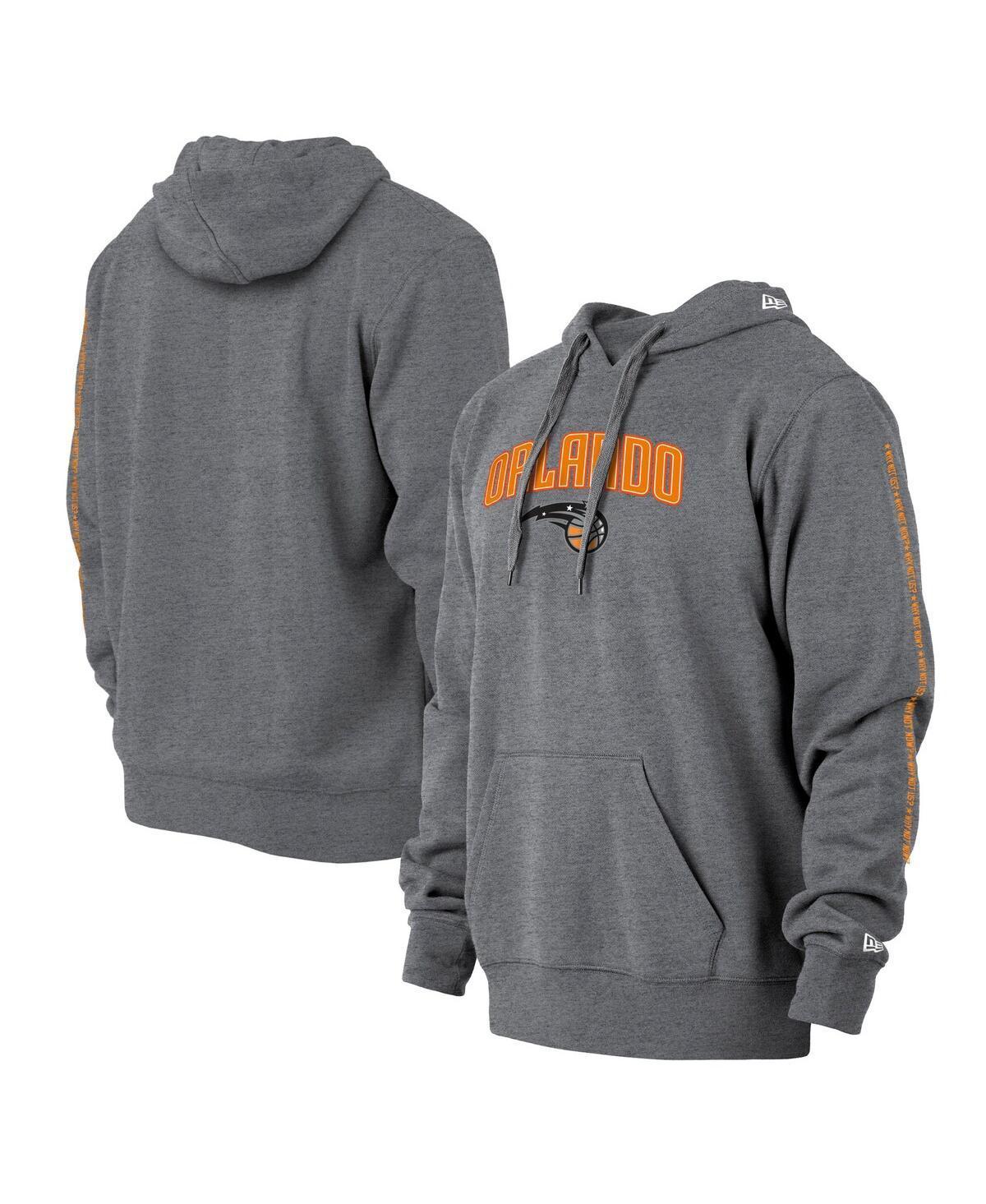 Mens New Era Gray Orlando Magic 2021/22 City Edition Pullover Hoodie Product Image