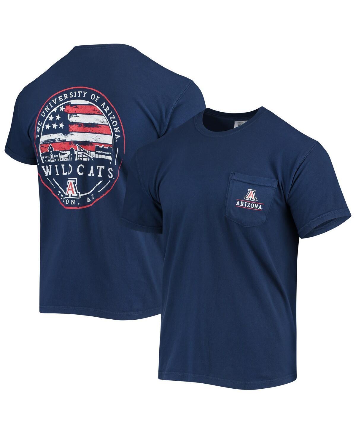 Men's Navy Arizona Wildcats Campus Americana T-Shirt, Size: Large, Blue Product Image