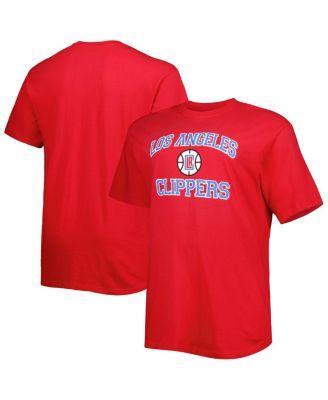 Men's Red LA Clippers Big & Tall Heart & Soul T-Shirt, Size: XLT Product Image