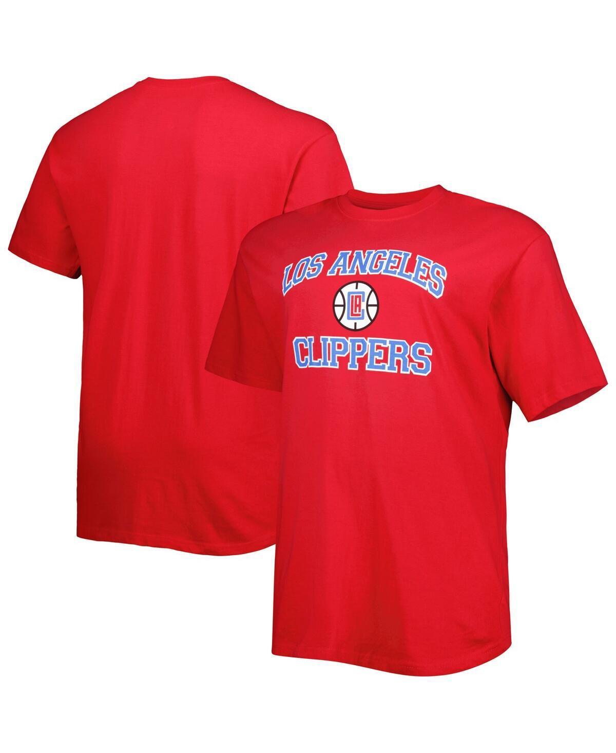 Men's Red LA Clippers Big & Tall Heart & Soul T-Shirt, Size: XLT Product Image