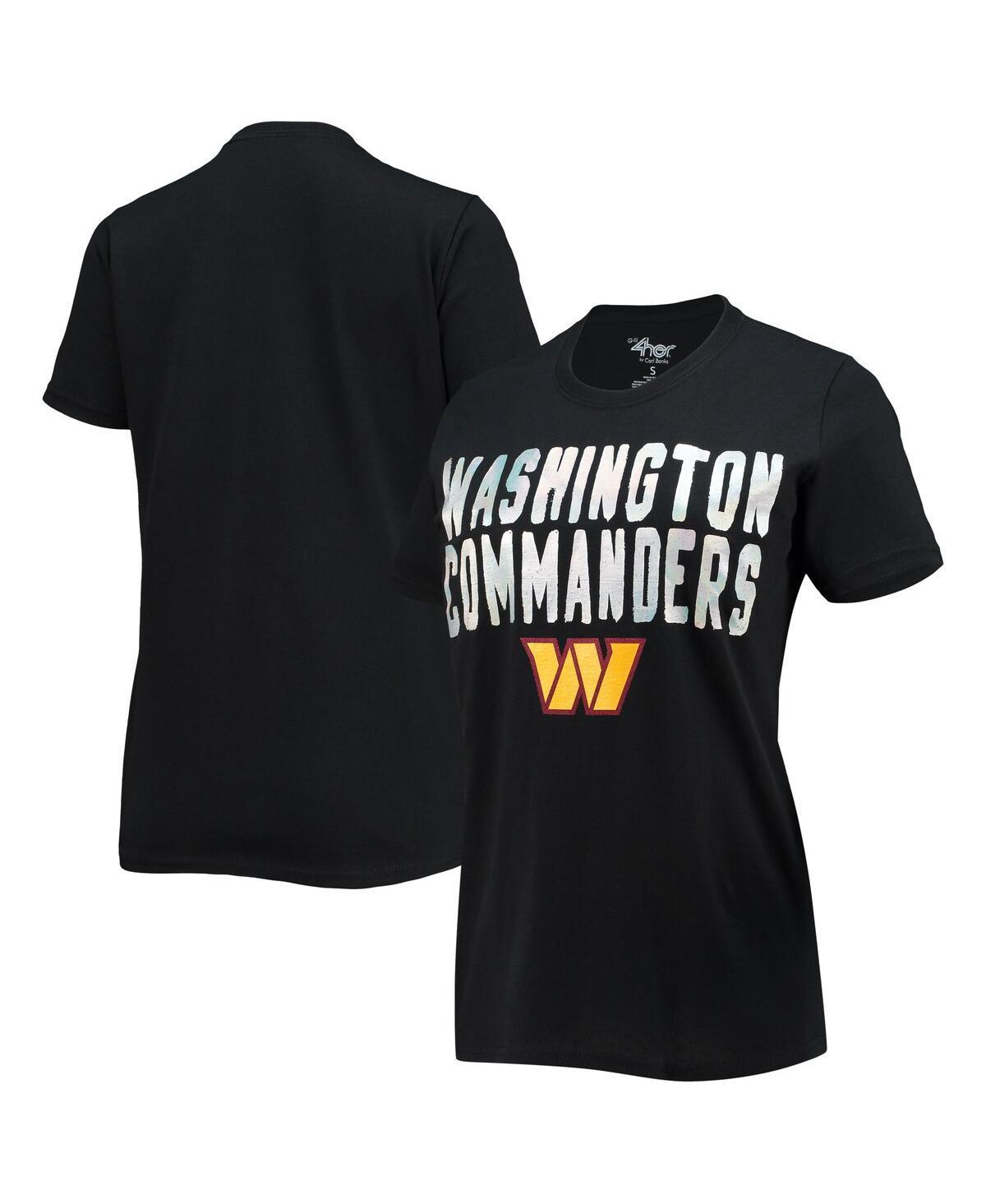 Womens G-III 4Her by Carl Banks Black Washington Commanders Endzone T-Shirt Product Image