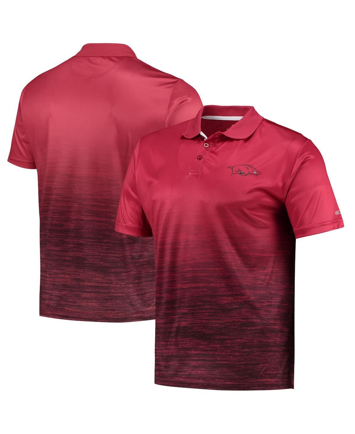 Mens Colosseum Cardinal Arkansas Razorbacks Marshall Polo Product Image