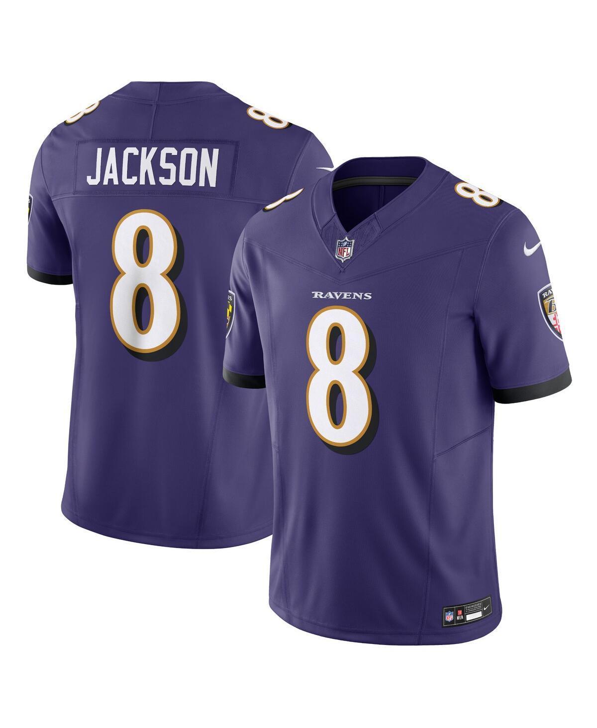 Men's Nike Lamar Jackson Purple Baltimore Ravens Vapor F.U.S.E. Limited  Jersey, Size: Large Product Image