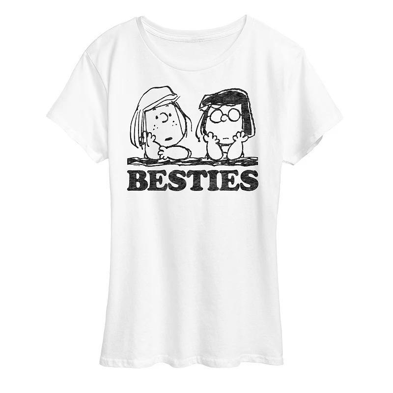 Womens Peanuts Patty & Marcie Besties Graphic Tee Product Image