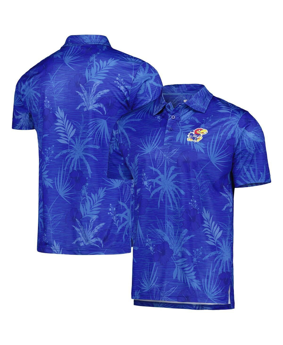 Mens Colosseum Royal Kansas Jayhawks Palms Team Polo Product Image