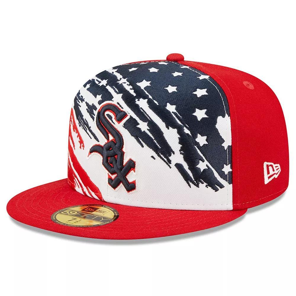 Men's New Era Red Chicago White Sox 2022 4th of July On-Field 59FIFTY Fitted Hat, Size: 7 1/4 Product Image