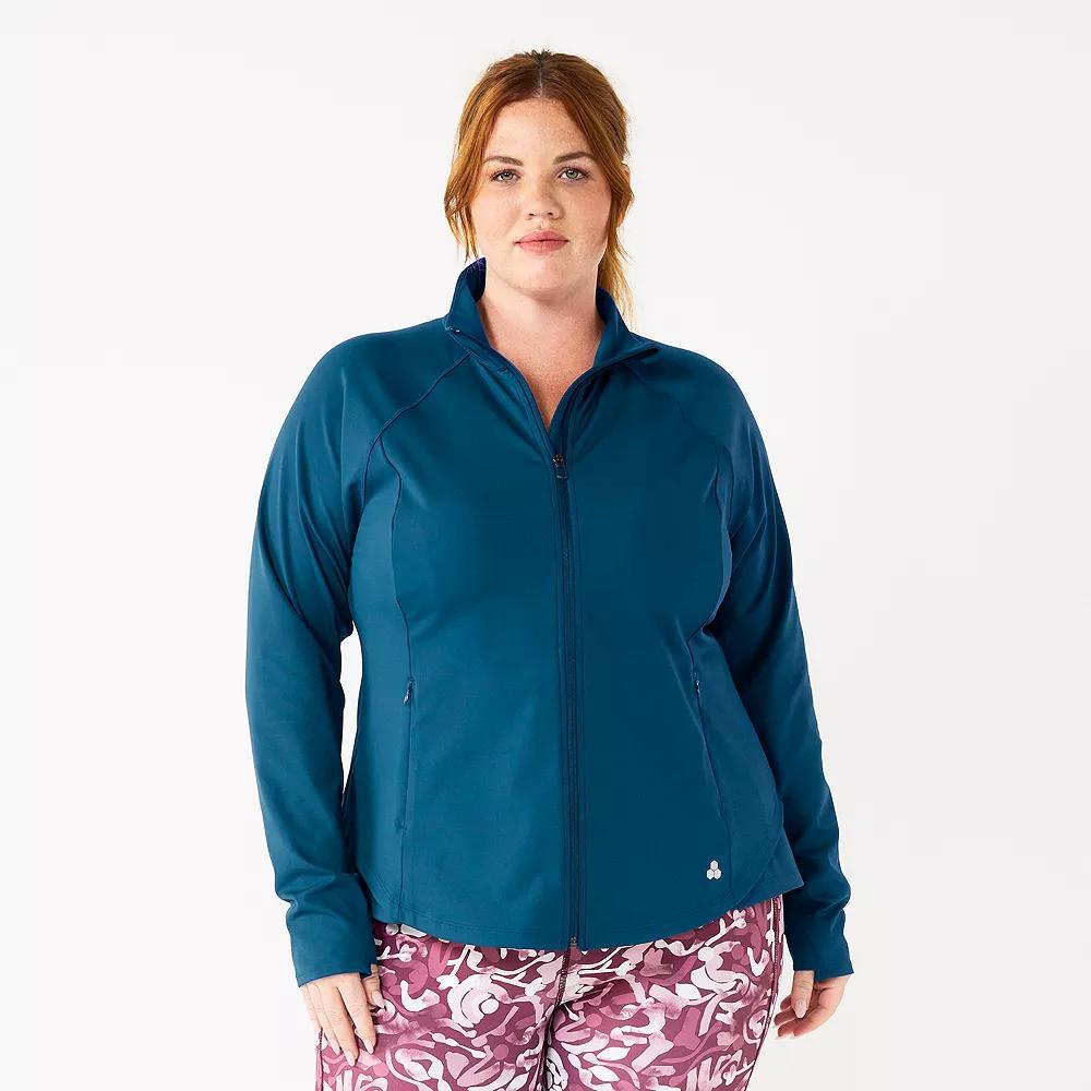 Plus Size Tek Gear® Ultrastretch Performance Jacket, Women's, Size: 4XL, Black Product Image