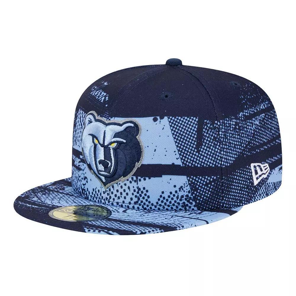 Mens New Era Navy Memphis Grizzlies Tip-Off 59FIFTY Fitted Hat Grz Blue Product Image