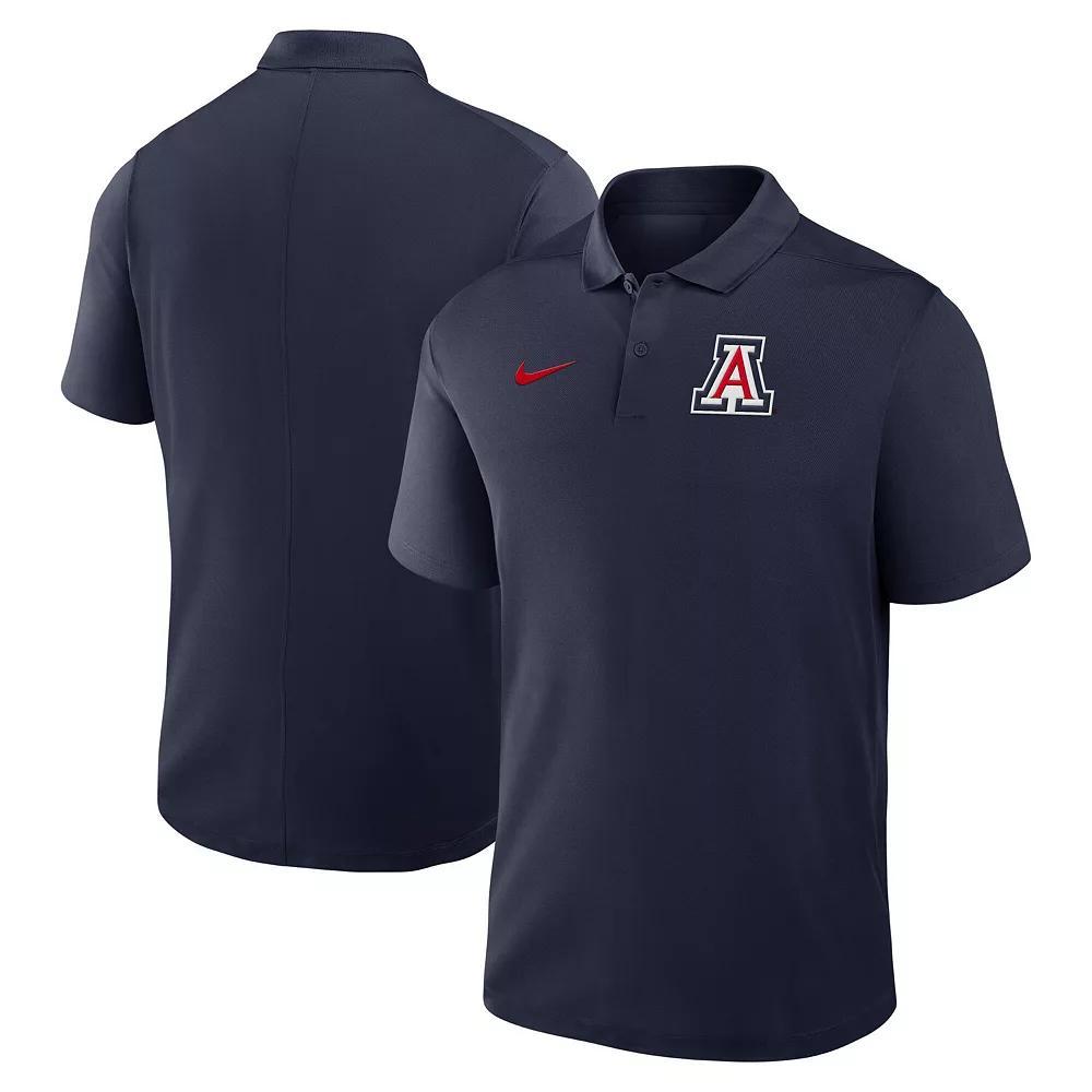 Men's Nike Navy Arizona Wildcats Primetime Victory Primary Logo Performance Polo, Size: XXL, Blue Product Image