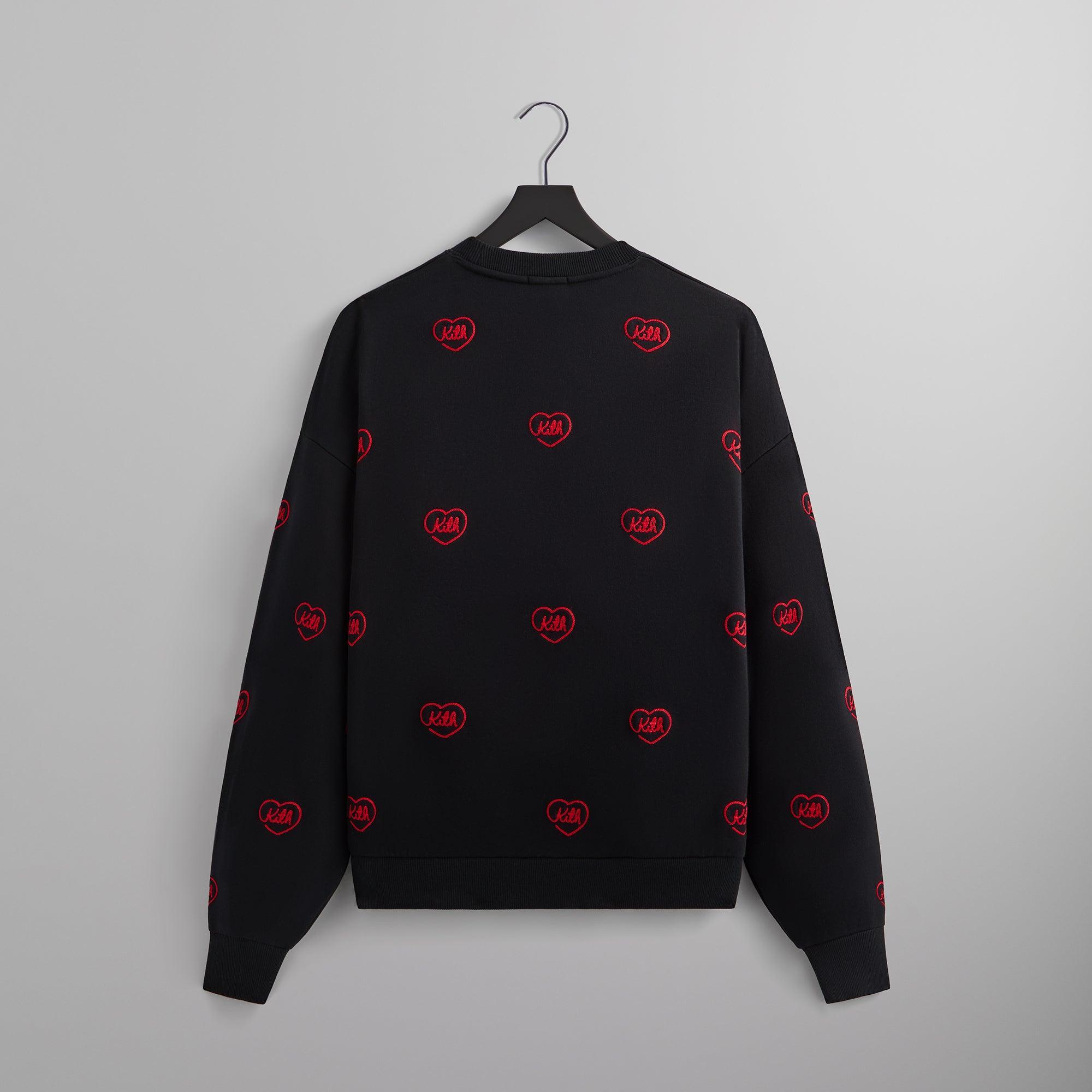 Kith Heart Nelson Crewneck - Black Male Product Image