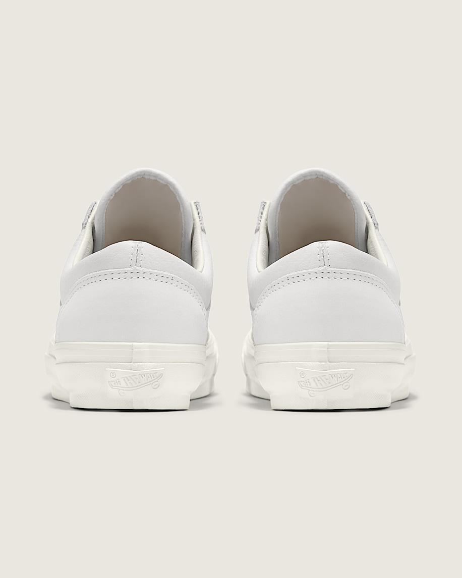 Premium Old Skool Leather Shoe in White| Vans US Product Image