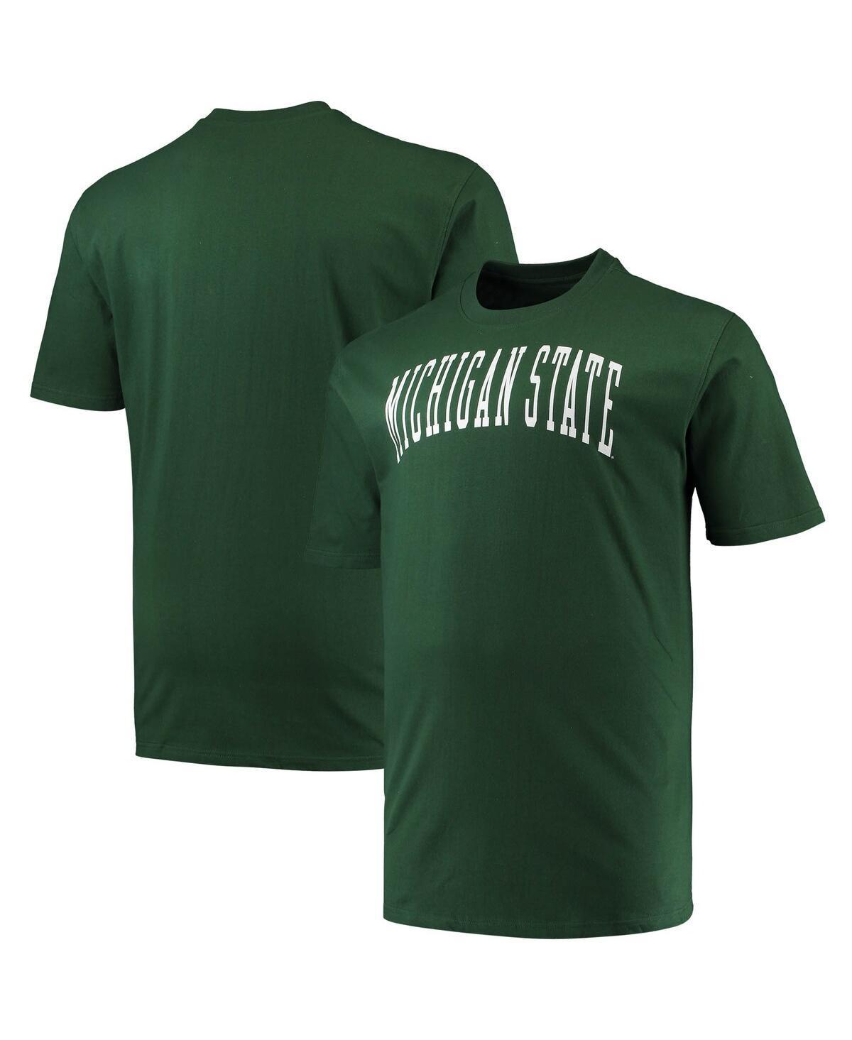 Men's Champion Green Michigan State Spartans Big & Tall Arch Team Logo T-Shirt, Size: 3XLT Product Image