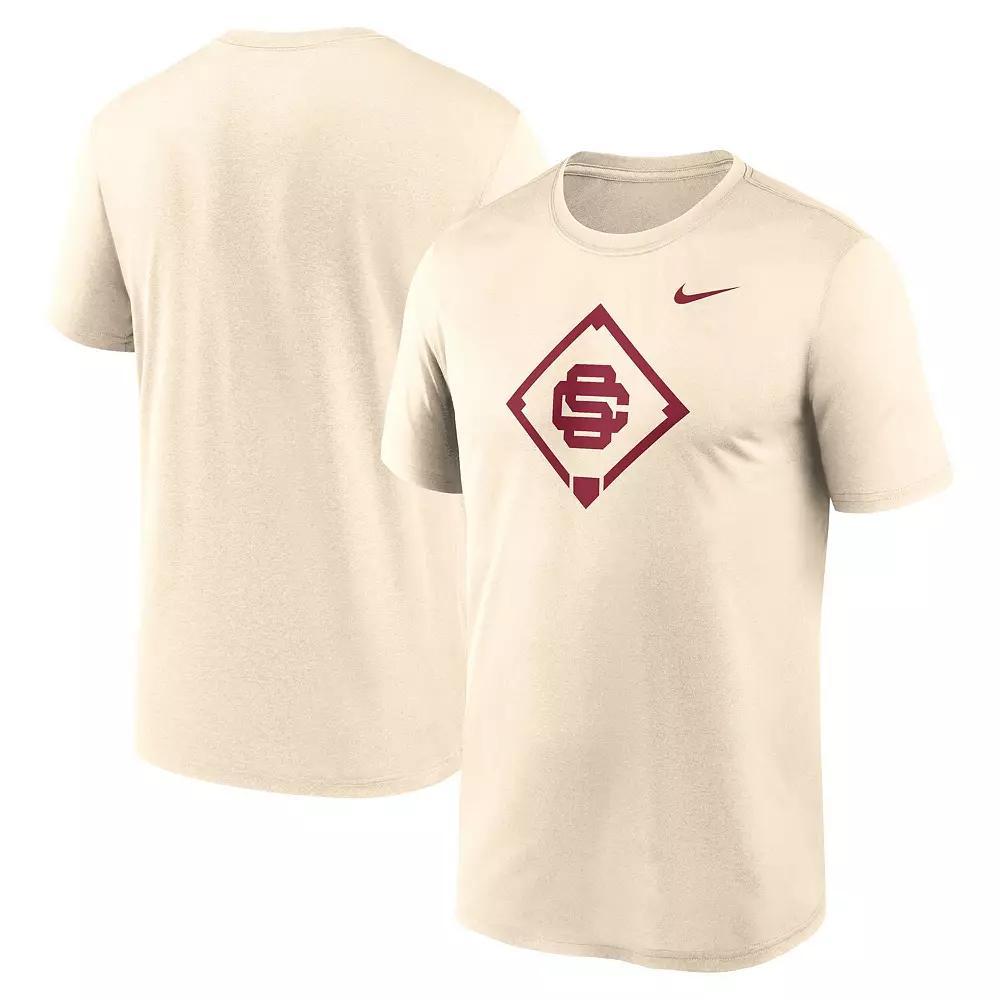 Men's Nike Cream Penn State Nittany Lions Legend Baseball Icon Performance T-Shirt, Size: XXL, Beige Product Image