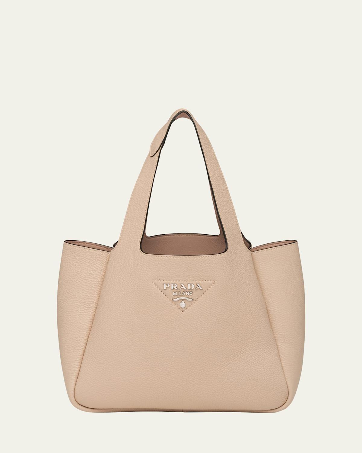 Dynamique Small Soft Daino Leather Shopper Bag Product Image