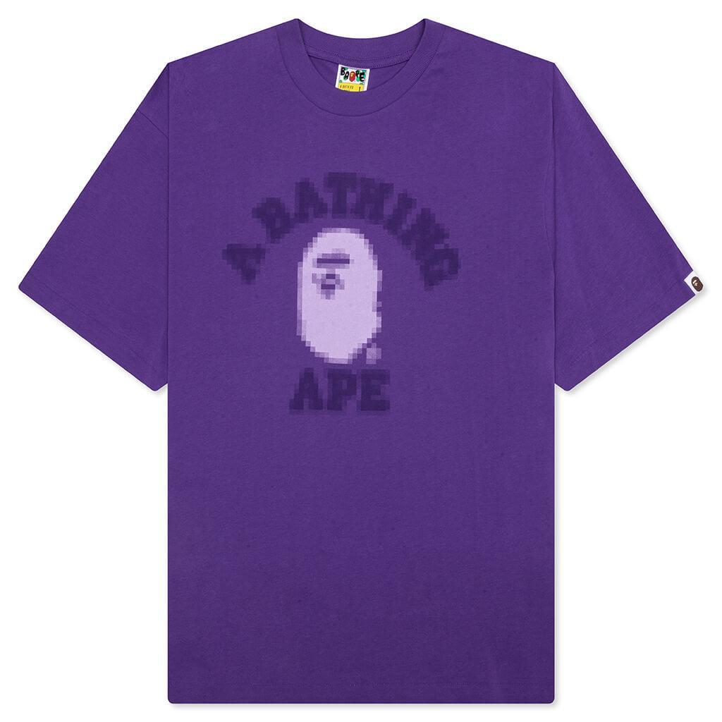 Pixal College Relaxed Fit Tee - Purple Male Product Image