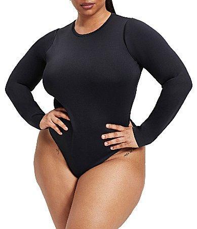 Womens Scuba Long-Sleeve Bodysuit Product Image