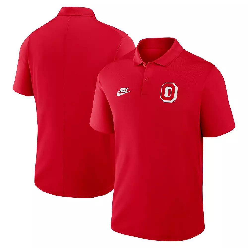 Men's Nike Anthracite LSU Tigers Primetime Victory Legacy Vault Logo Performance Polo, Size: Large, Grey Product Image
