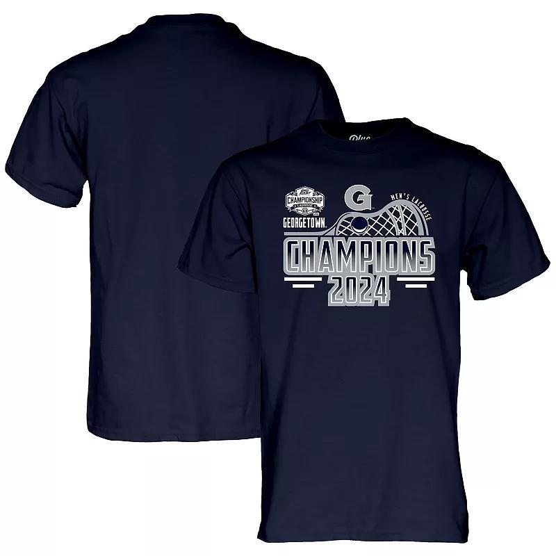 Unisex Blue 84  Navy Georgetown Hoyas 2024 Big East Men's Lacrosse Tournament Champions T-Shirt, Adult Unisex, Size: 2XL, Grg Blue Product Image