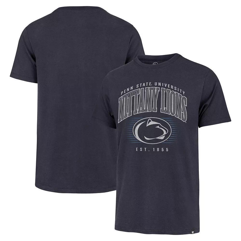 Men's '47 Navy Penn State Nittany Lions Double Header Franklin T-Shirt, Size: XL, Blue Product Image