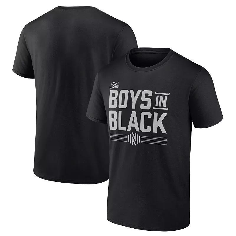 Men's Fanatics Branded Black Nashville SC Johnny Cash The Boys in Black T-Shirt, Size: Medium, Mls Black Product Image