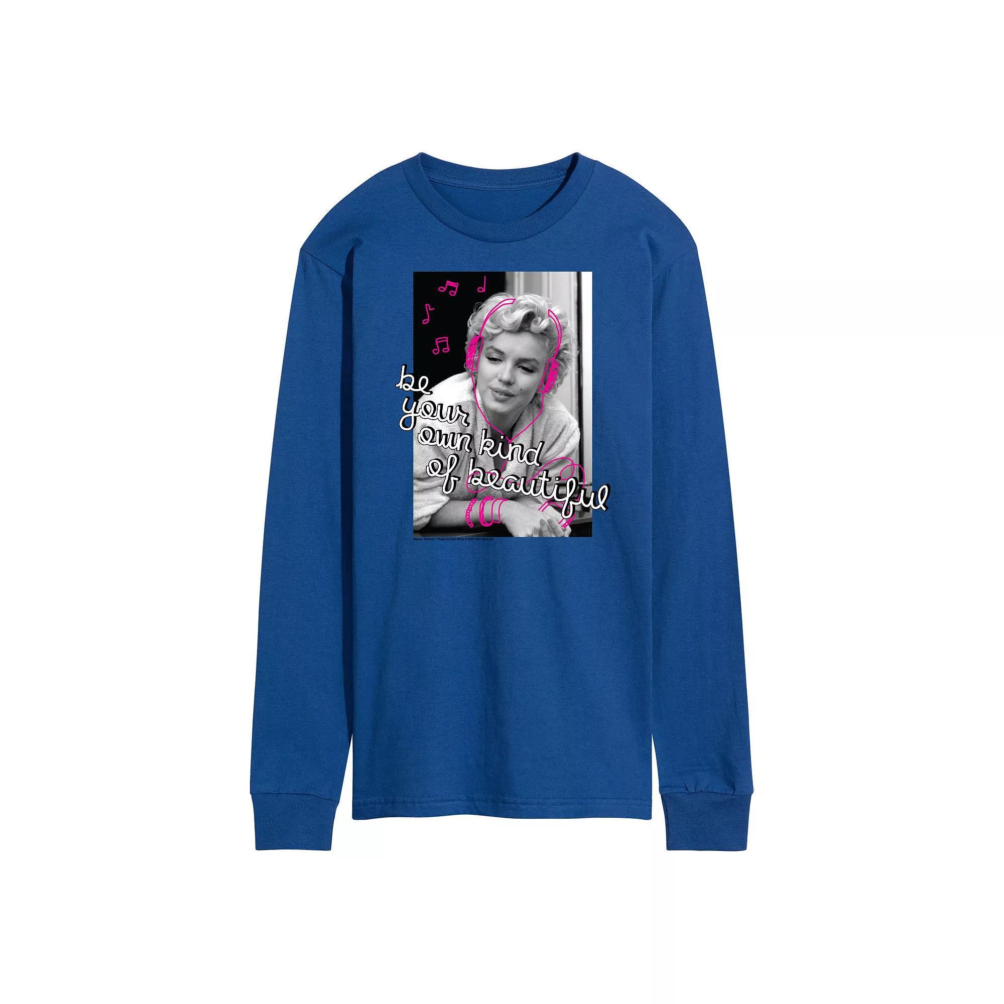 Mens Marilyn Monroe Headphones Tee Product Image