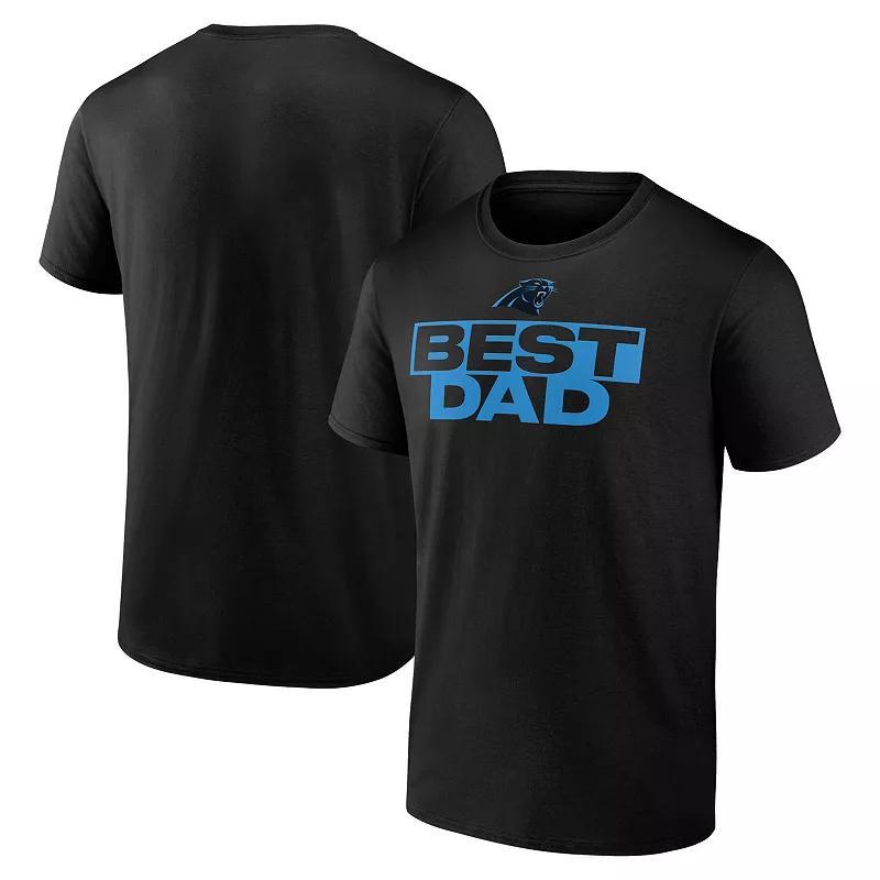 Men's Black Cincinnati Bengals Best Dad T-Shirt, Size: Medium Product Image
