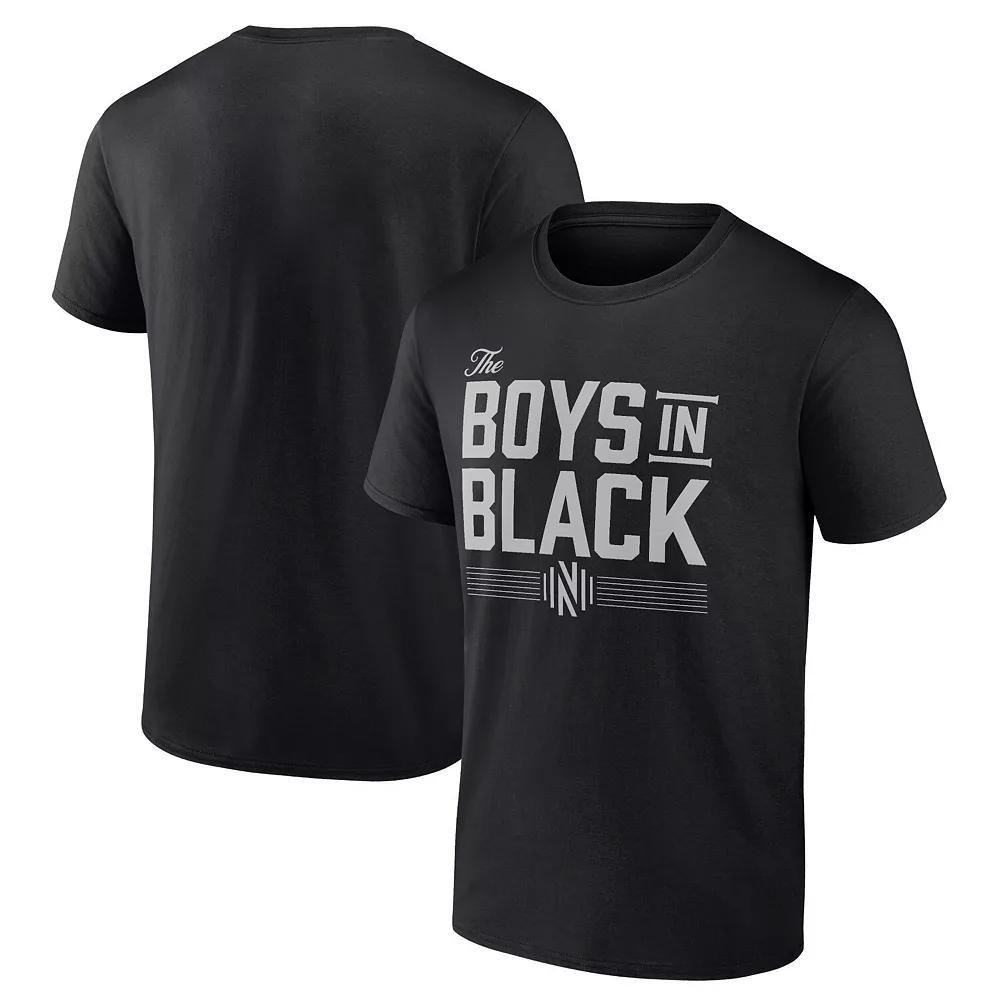 Men's Fanatics Branded Black Nashville SC Johnny Cash The Boys in Black T-Shirt, Size: Medium, Mls Black Product Image